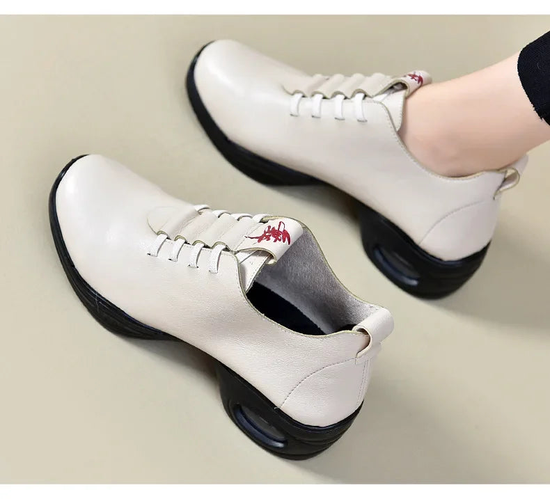Dancing Shoes For Women Sports Feature Modern Dance Jazz Shoes Soft Outsole Breath Dance Shoes Female Waltz Sneakers