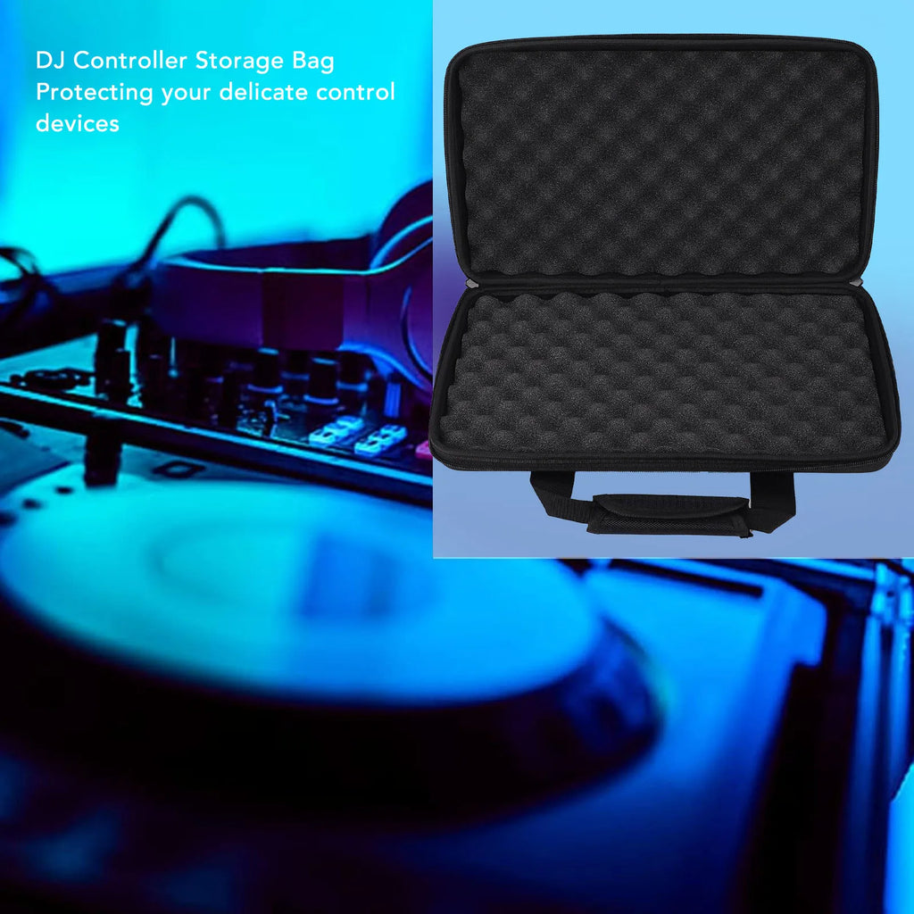 DJ Controller Case DJ Controller Storage Bag Portable Carrying Case for Double Channel DJ Controllers DJ Controller Storage Case