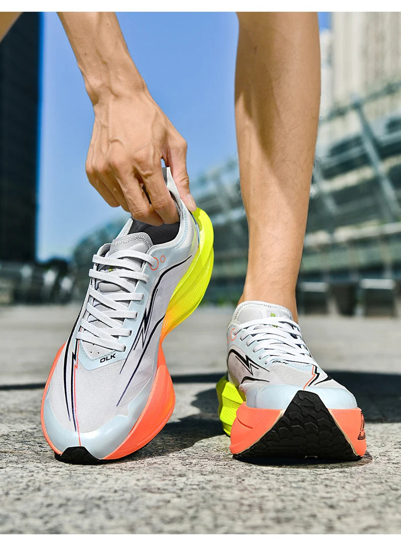 NEW Running Shoes Casual Carbon Board Marathon Men Sports Breathable Lightweight Women's Comfortable Athletic Antiship Sneakers