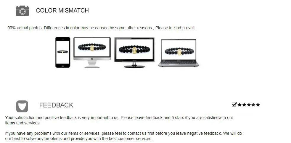 Luxury Black Stone Beads Man Bracelet Leopard Head Charms Women Bracelets Couple Jewelry Valentine's Day