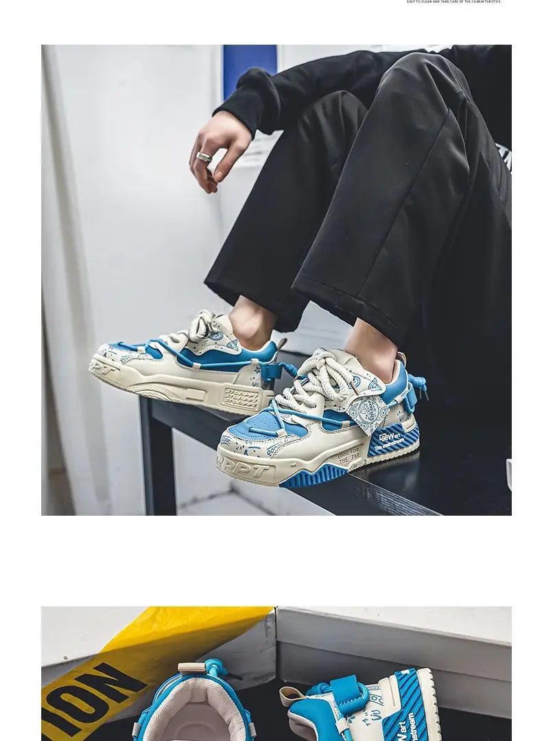 Men's Sneakers Trendy Skateboard Shoes Autumn New Casual Shoes Designer Platform Running Shoes for Men Tennis Zapatillas Hombre