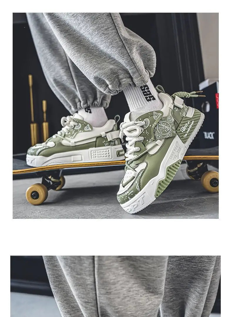 Men's Sneakers Trendy Skateboard Shoes Autumn New Casual Shoes Designer Platform Running Shoes for Men Tennis Zapatillas Hombre