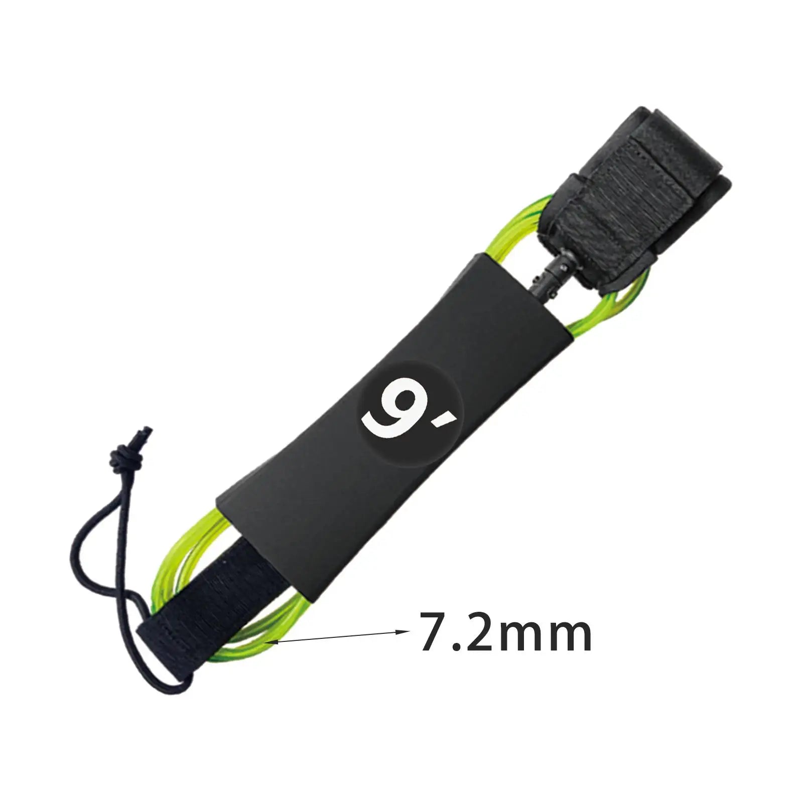 6/7/8/9/10ft Surfboard Leash Surfing Leash Paddleboard Ankle Strap Cuff Cord Elastic Cord Secure Tether Rope for Water Sports