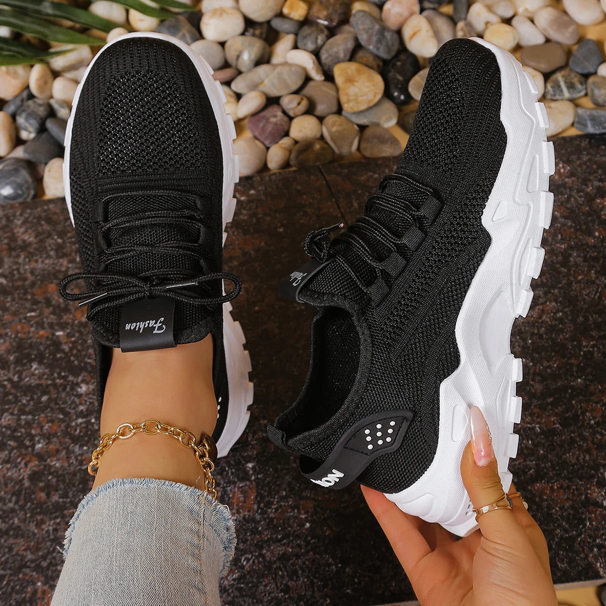 Women's shoes, women's sports shoes 2025 Women's shoes Breathable single-mesh dad shoes Women's casual and versatile sports shoe