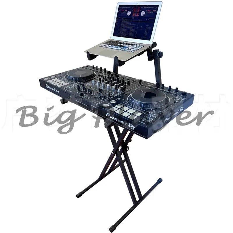 DJ Player Digital Controller Stand DJ Air Case Flight Stand Keyboard Piano X-Type Double Wind Instrument Stand