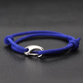 New Simple Style Double Layered Marine String Bracelet For Men Women Sliding Adjustable 3mm Thin Rope Nautical Braclet Pulseria