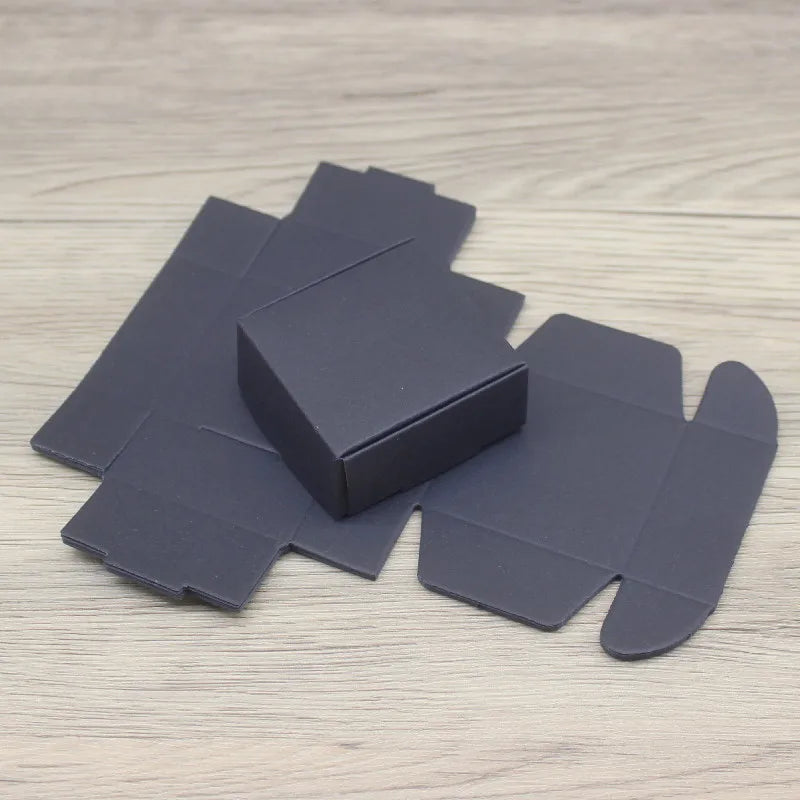 Cajitas de Regalo Kraft con Ventana - 10 Piezas 5.5x5.5x2.5cm