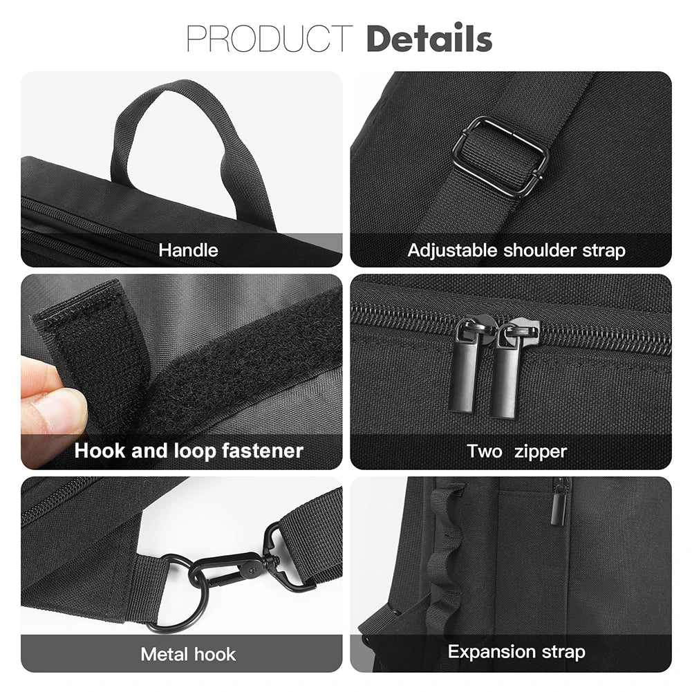 For Pioneer DDJ-400 DDJ-FLX4 for Roland DJ-202 DJ Controller Portable Storage Bag Traveling Case Adjustable Shoulder Strap