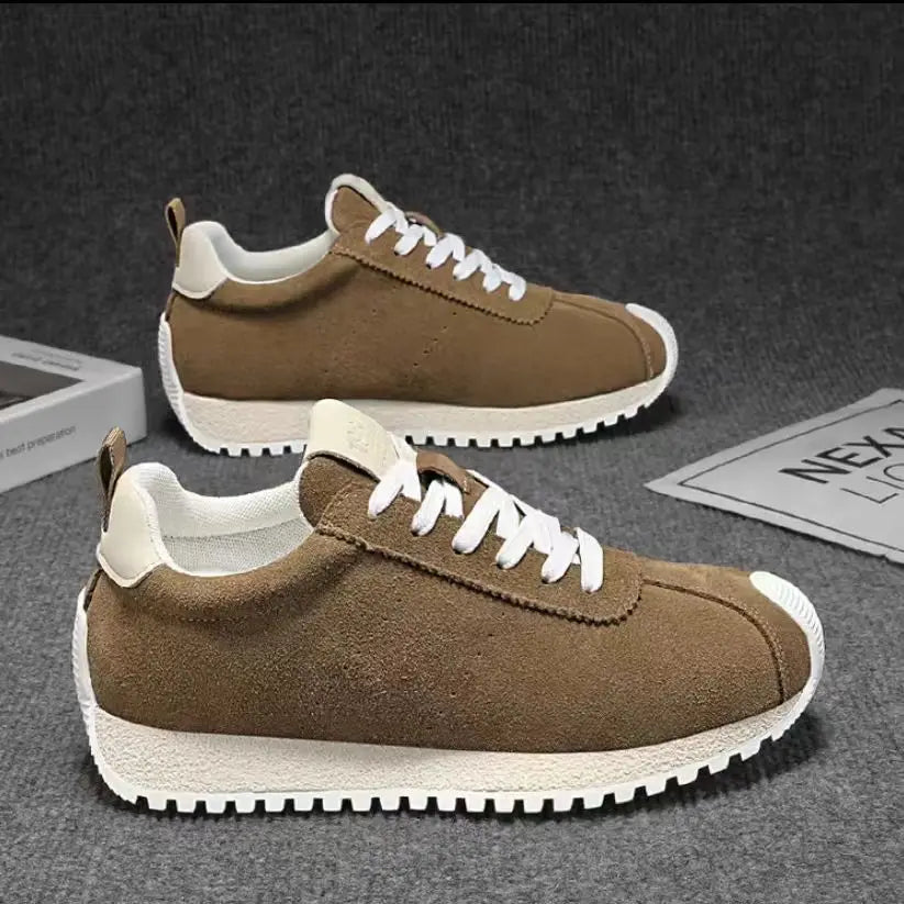 Cross-border Zapatillas Para Hombre Fashion Men Thick Bottom Vulcanize Shoes Classic Comfortable Italian Casual Jogging Sneakers