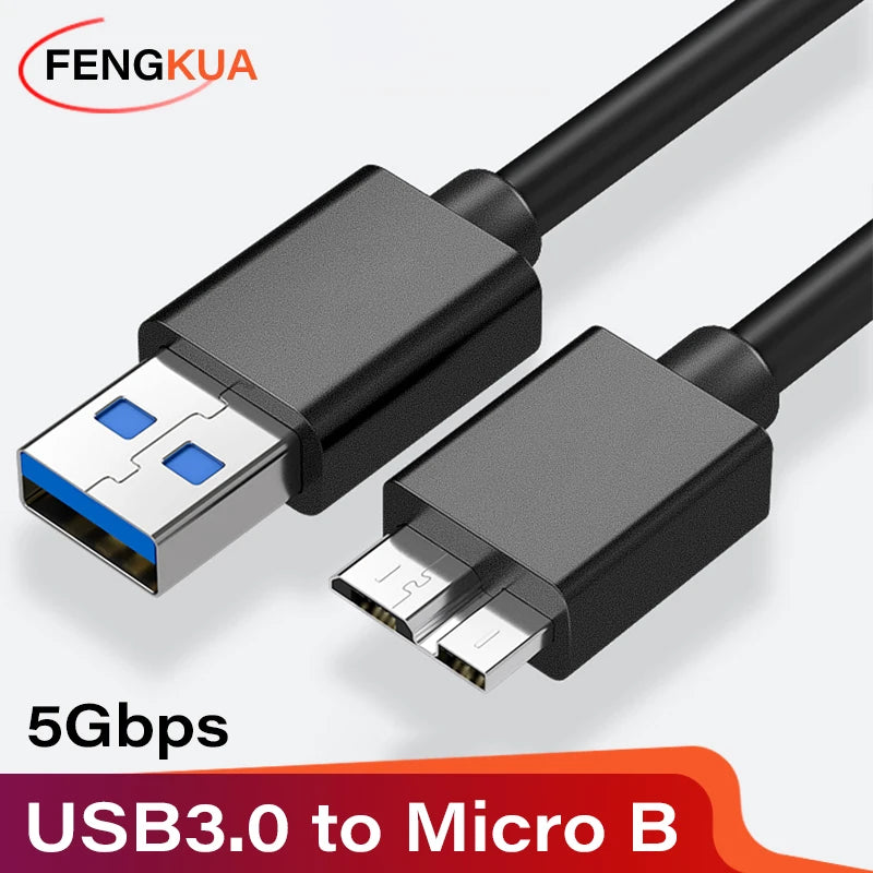 USB 3.0 Micro B Cable for USB3.0 to Micro B External USB Hard Drive Cable for WD Hitachi Lacie Seagate Toshiba Portable HDD