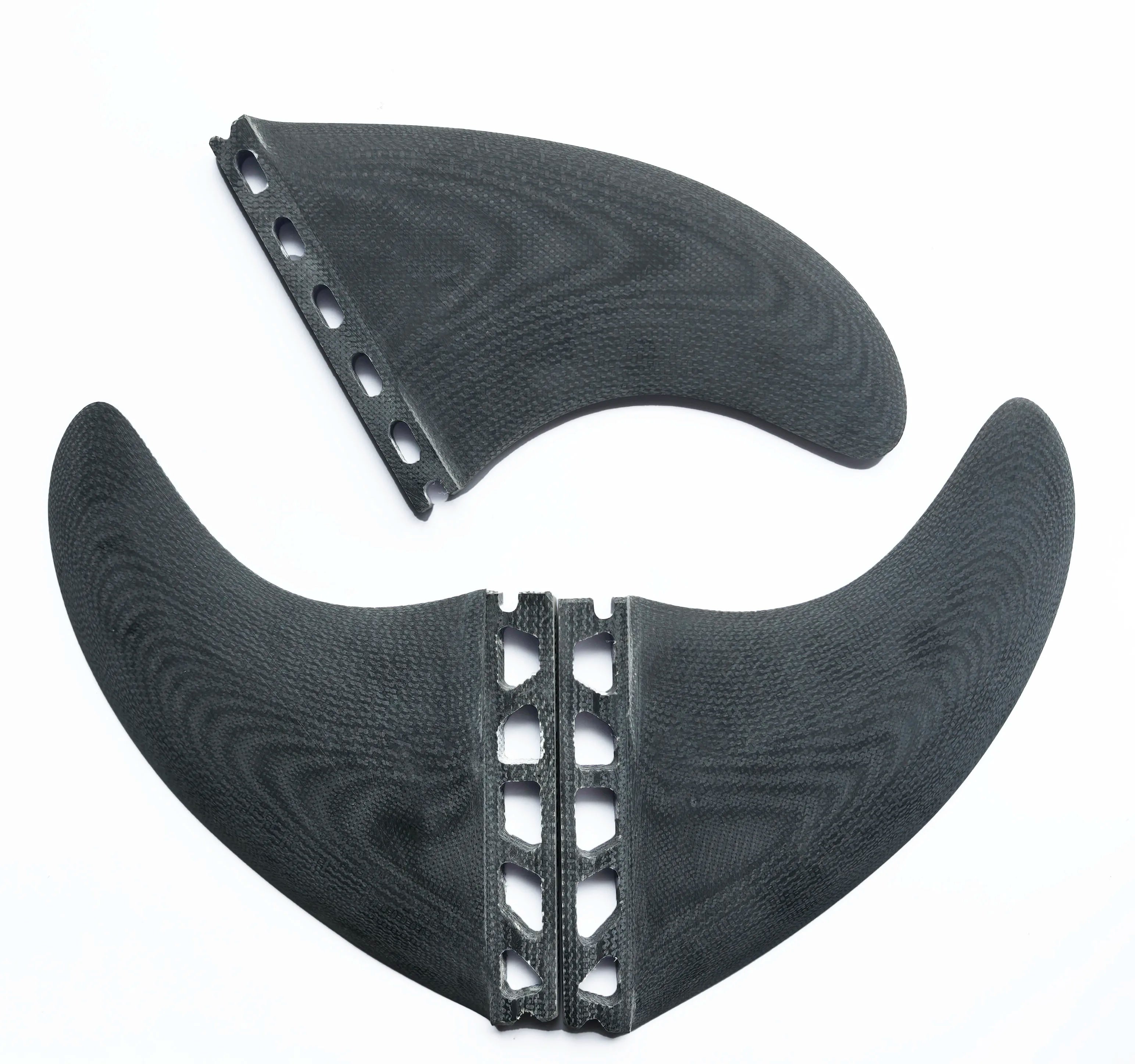 FUTUER Surfboard Fins 2pcs/set Black Surfboard Fins Made of Fiberglass Paddleboard Fins Surfboard Accessories Side Fins High Qua