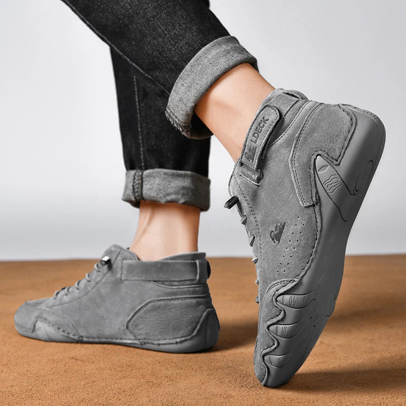 Men Sneakers Shoes for Men 2023 Casual Vulcanized Shoes Outdoor Light Lace-Up Pu Leather Fashion Roman New Tennis Zapatillas