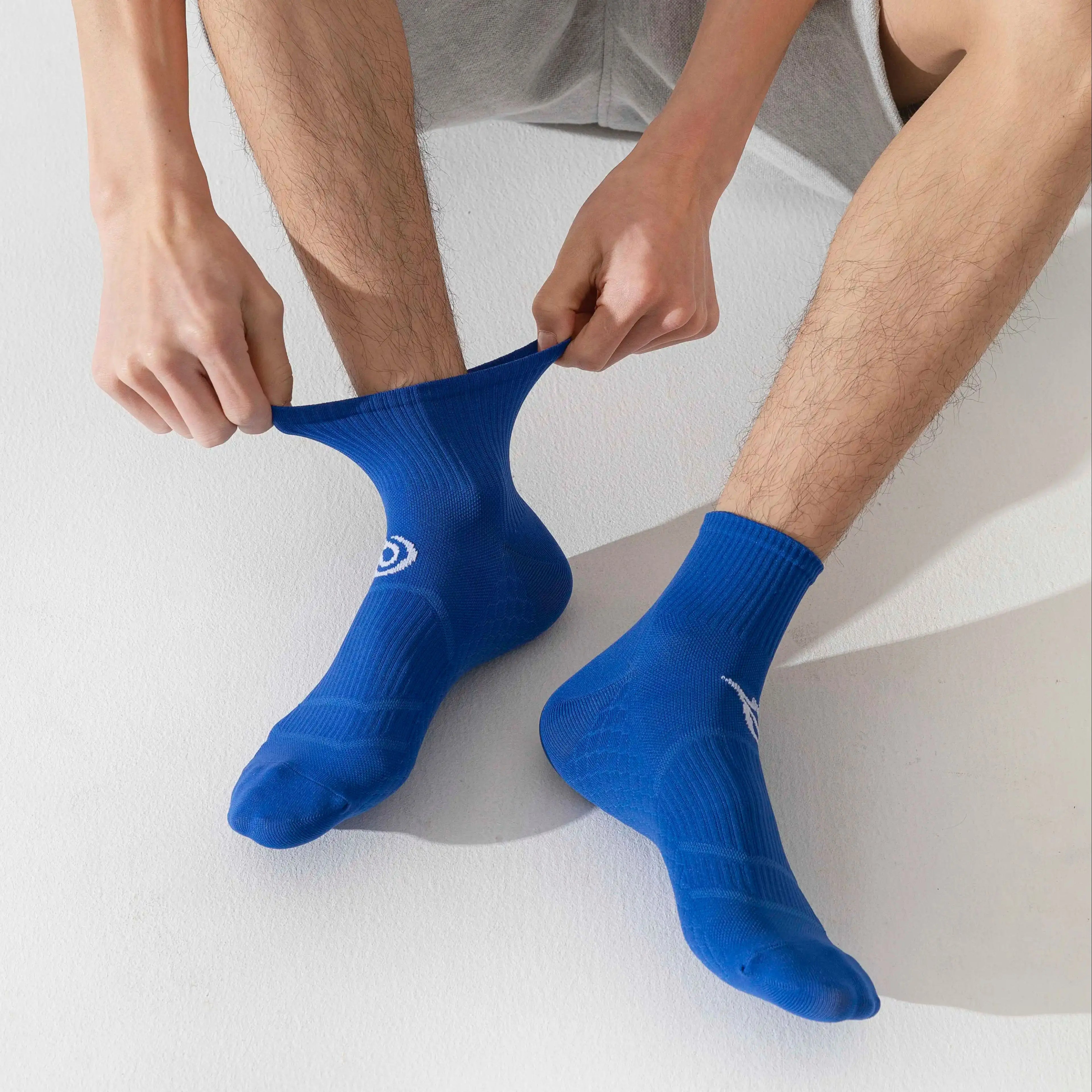 Sports socks, women's running tube, breathable yoga, skipping rope, quick drying short socks, anti odor and sweat absorbing for