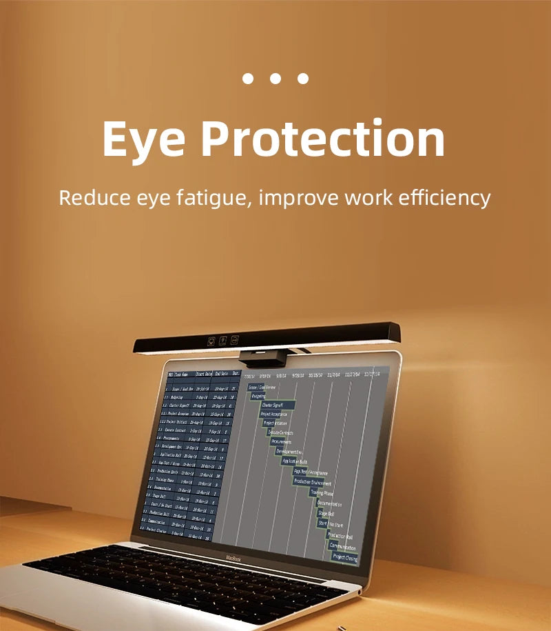 Pc Monitor Computer Desk Lamps For Dimming Led Lamp Magnetic Office Lights  Monitor Stepless Hanging Light Bar for Pc Screen RBG