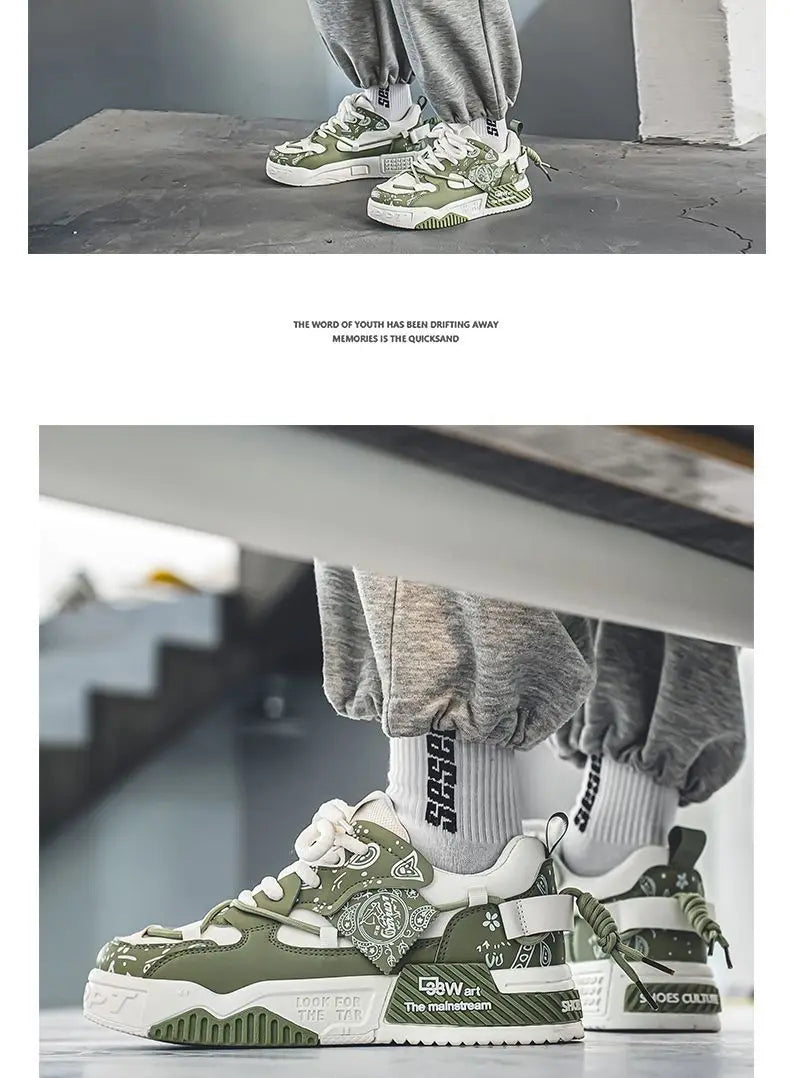 Men's Sneakers Trendy Skateboard Shoes Autumn New Casual Shoes Designer Platform Running Shoes for Men Tennis Zapatillas Hombre