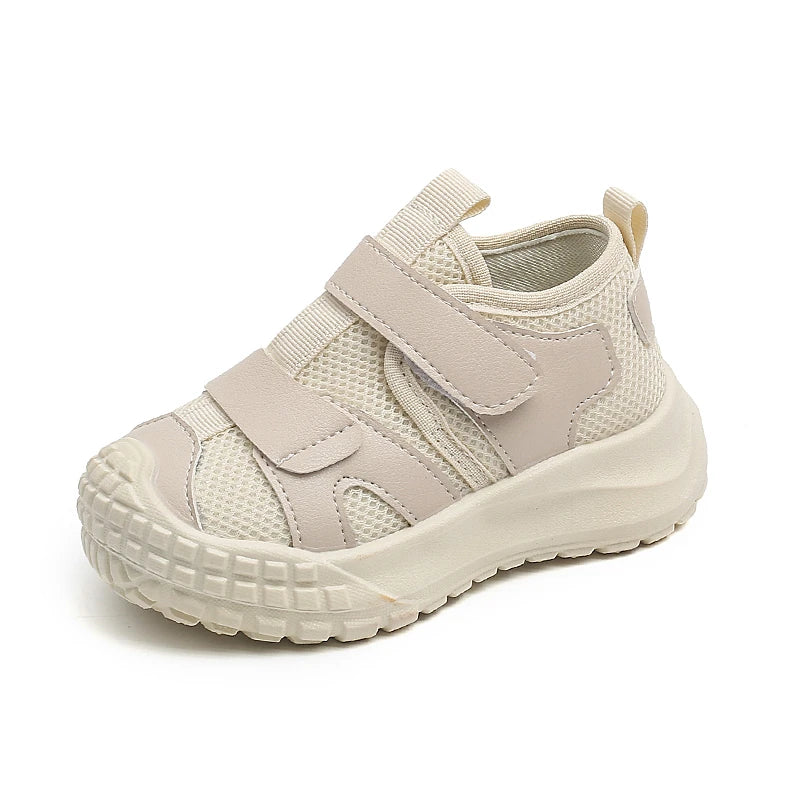 Kids Casual Shoes Soild Color Versatile Boys Girls Tennis Shoes Breathable 2025 Autumn New Children Running Shoes Soft Comfort