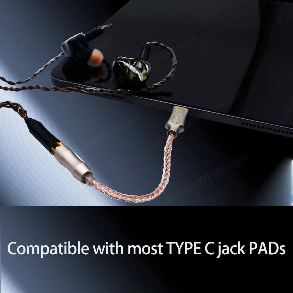 GraveAudio DA06 CX31993 HiFi USB DAC Type C To 3.5mm Headphone Amplifier Audio Decoder IEM AMP Mobile Phone Adapter