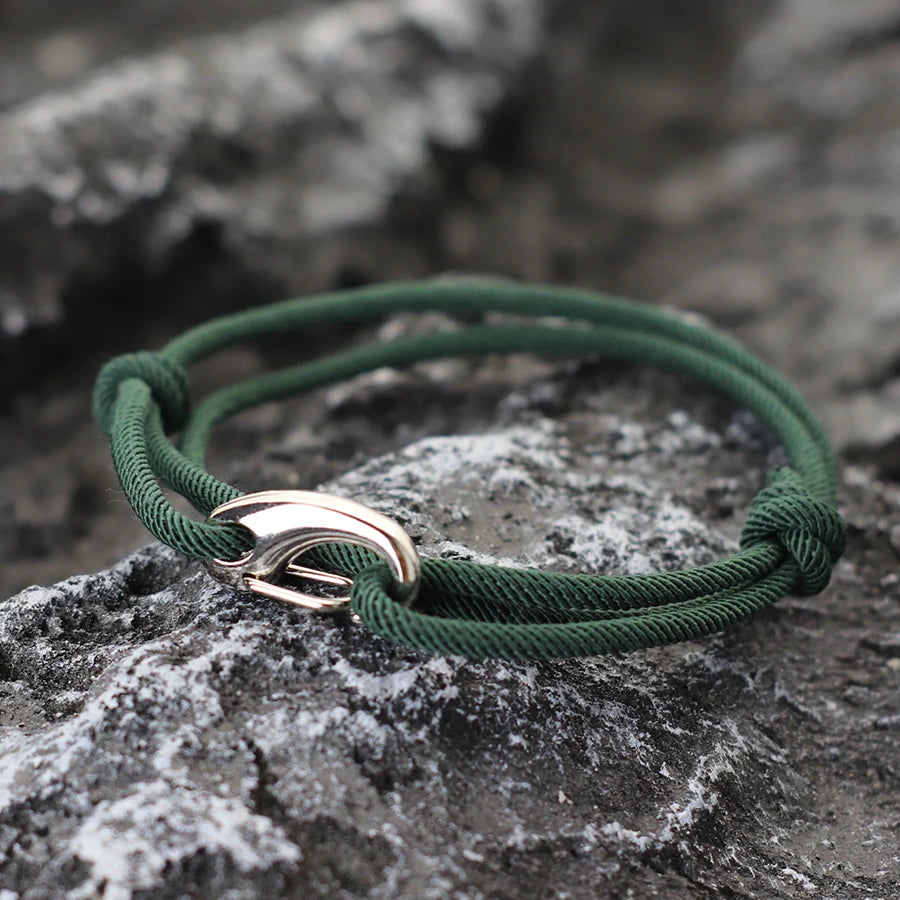 New Simple Style Double Layered Marine String Bracelet For Men Women Sliding Adjustable 3mm Thin Rope Nautical Braclet Pulseria