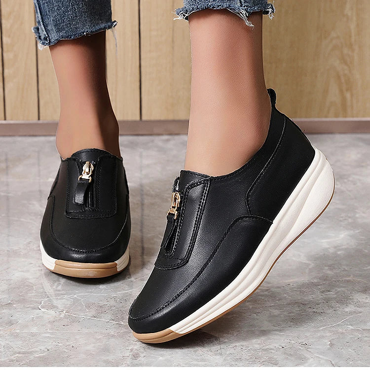 Women's Sports Shoes 2025 New White Shoes Woman Flats Casual Shoes Zapatillas De Mujer Flat Sneakers Casual Footwear Women