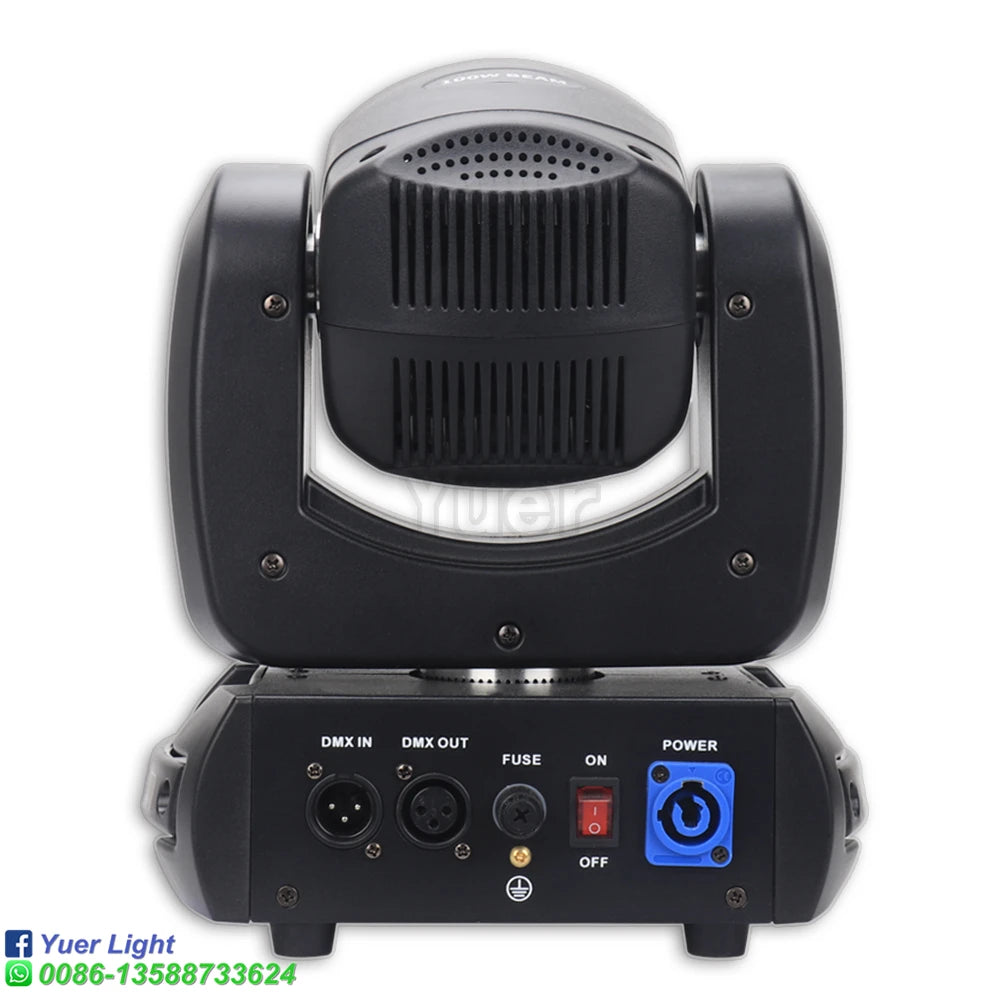 DJ Lighting Equipments 100W 18 Prisms Led Moving Head Light Mini Small Beam Spot Light For Disco KTV Stage Night Club Party