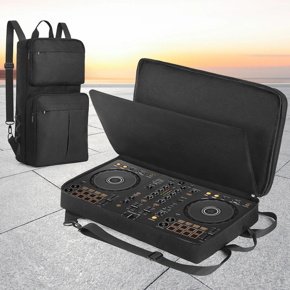 For Pioneer DDJ-400 DDJ-FLX4 for Roland DJ-202 DJ Controller Portable Storage Bag Traveling Case Adjustable Shoulder Strap