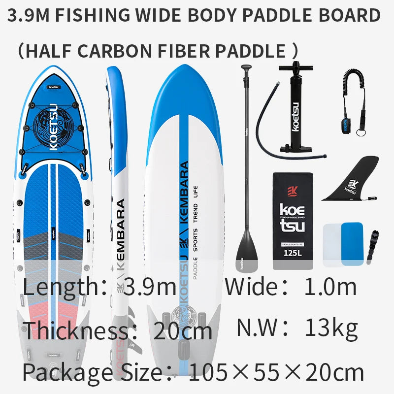KOETSU Sup Paddle Board Kayak Backpack Inflatable Boat sapboardS Wideboard Body Surfboard Stand Up Paddle Sup Swimming Board