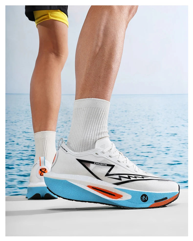 Running Shoes Carbon Board Speciality Marathon Men Sports Breathable Lightweight Women's Comfortable Nonskid Chunta Sneakers