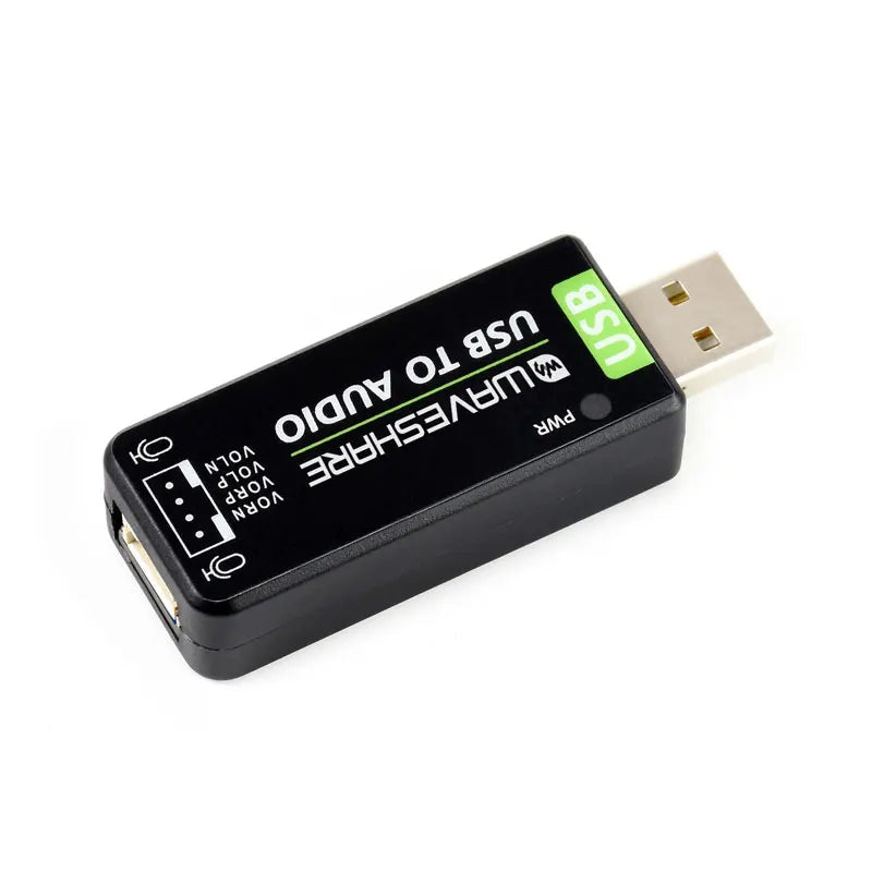 USB Audio Module Driver Free USB-A stereo codec Onboard microphone and speaker interface For Raspberry PI/Jetson Nano/PC