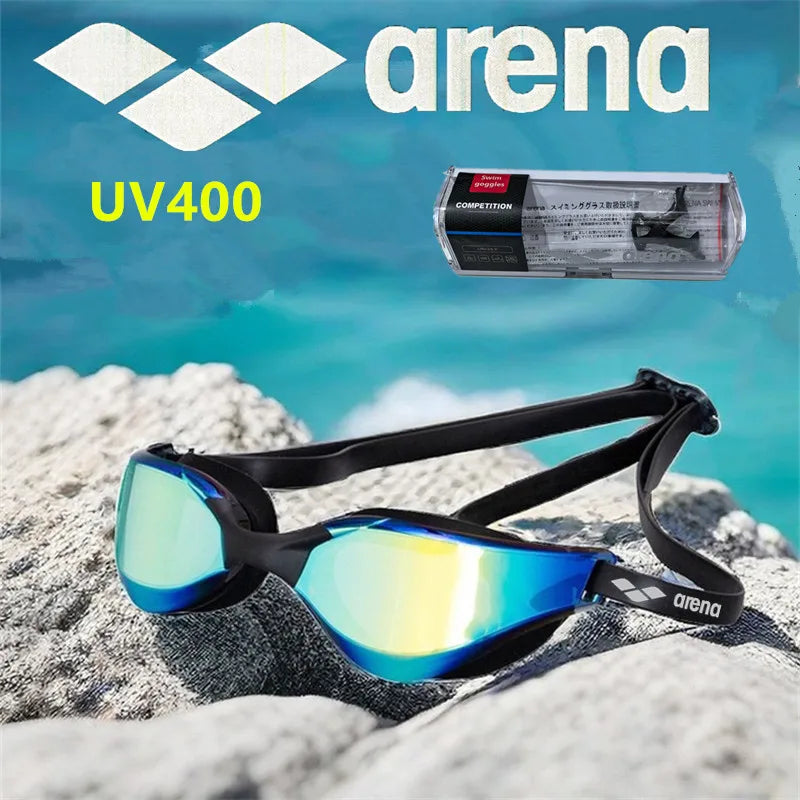 ARENA professional racing goggles high-definition waterproof and anti fog UV400 competition training swimming goggles