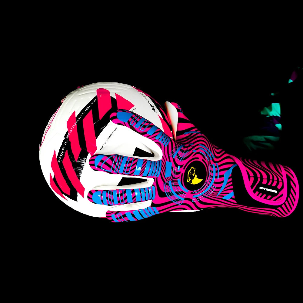 Adults Children Football Goalkeeper Gloves Latex Wear-resistant Sports Gloves Professional Match Anti-slip Soccer Goalie Gloves