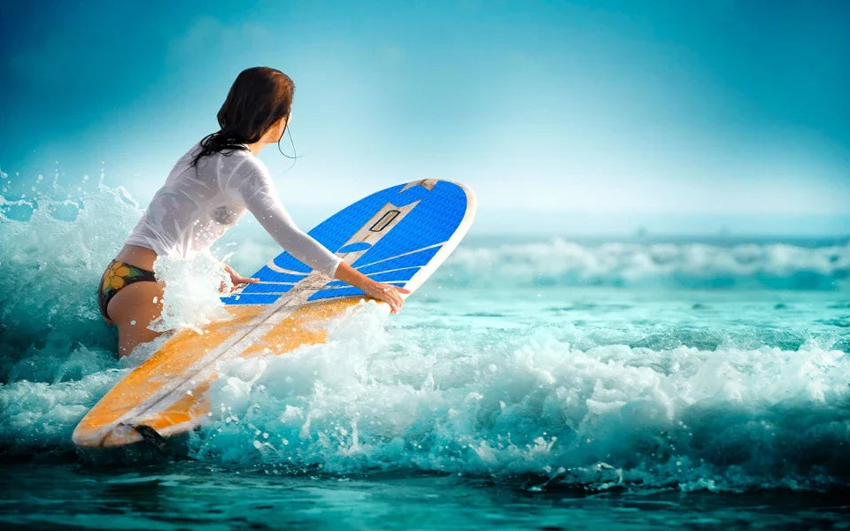 115*31cm Surfboard Traction Pads EVA Foam Non Slip Diamond Grip Mat Kayak Skateboard Skimboard Trimmable Sheet Motorboat Stair