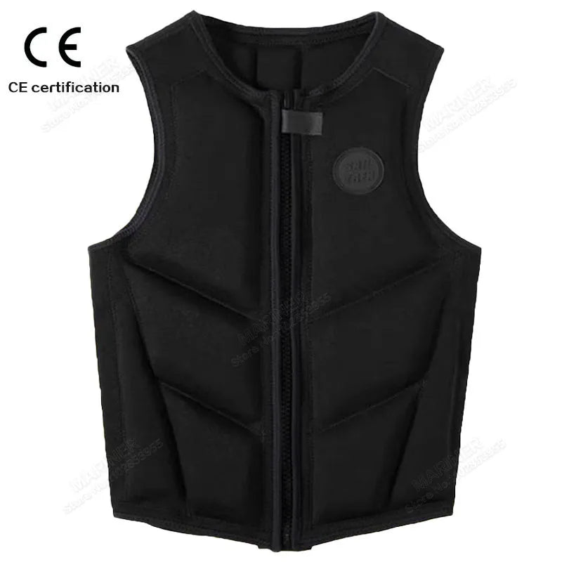 Wakesurf Comp Vest CE Approved Neoprene Life Jacket Premium Quality Impact Vest But Great for All Other Watersports Activities