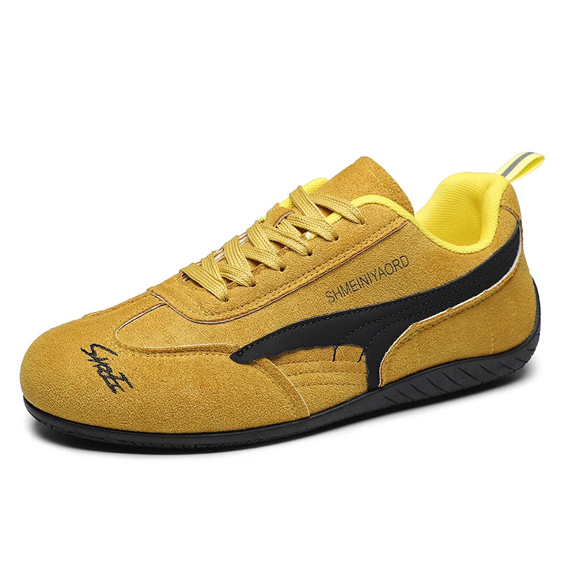 Versatile Sporty Casual Shoes New White Sneakers Women's Style Autumn Retro Agan De Train Shoes Fashionable Low Top Rubber Sole