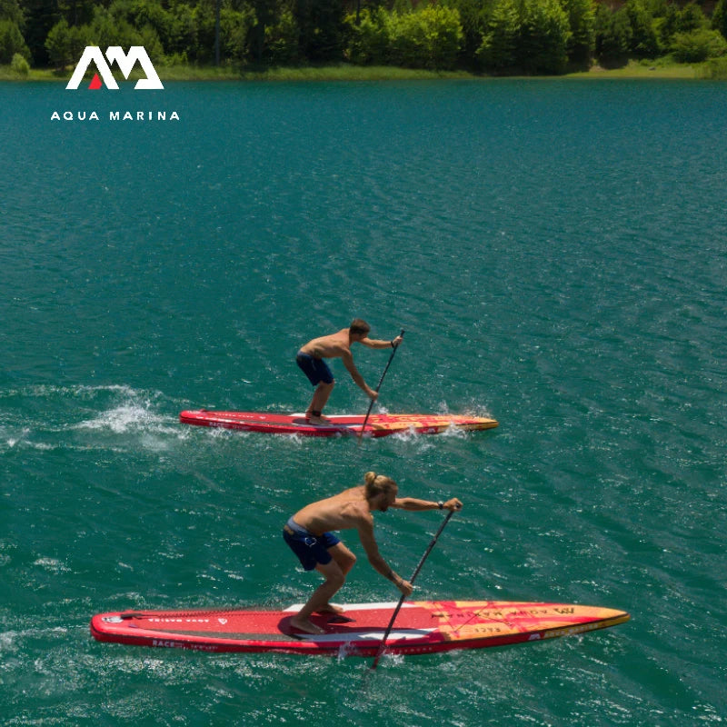 AQUA MARINA New RACE SUP Competition Surfboard 3.8m/4.2m Water Sports Pointed Design Fast Surfing Inflatable Surfboard 2 Size