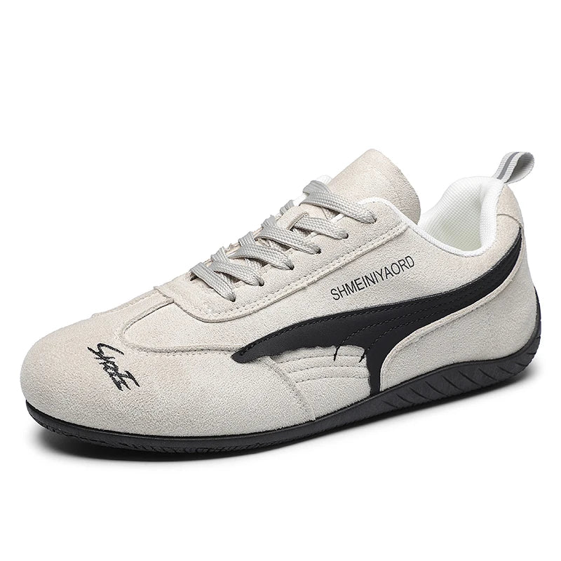 Versatile Sporty Casual Shoes New White Sneakers Women's Style Autumn Retro Agan De Train Shoes Fashionable Low Top Rubber Sole