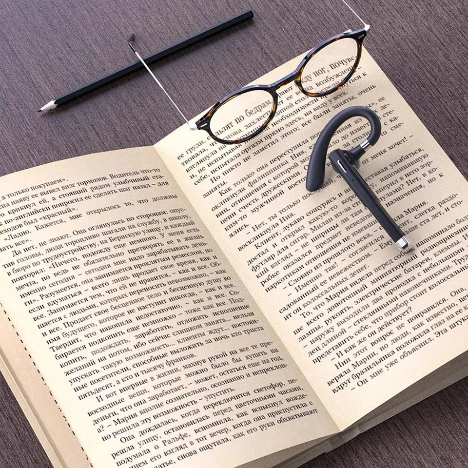 EARDECO Business Bluetooth Earphones Headset Hearing Aids Wireless Headphones with Microphone Auriculares Handsfree Earphone