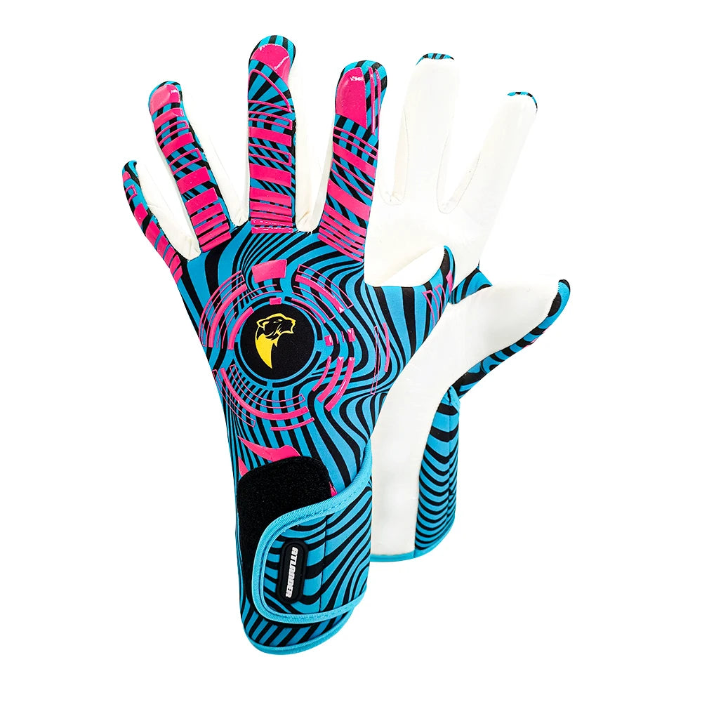 Adults Children Football Goalkeeper Gloves Latex Wear-resistant Sports Gloves Professional Match Anti-slip Soccer Goalie Gloves