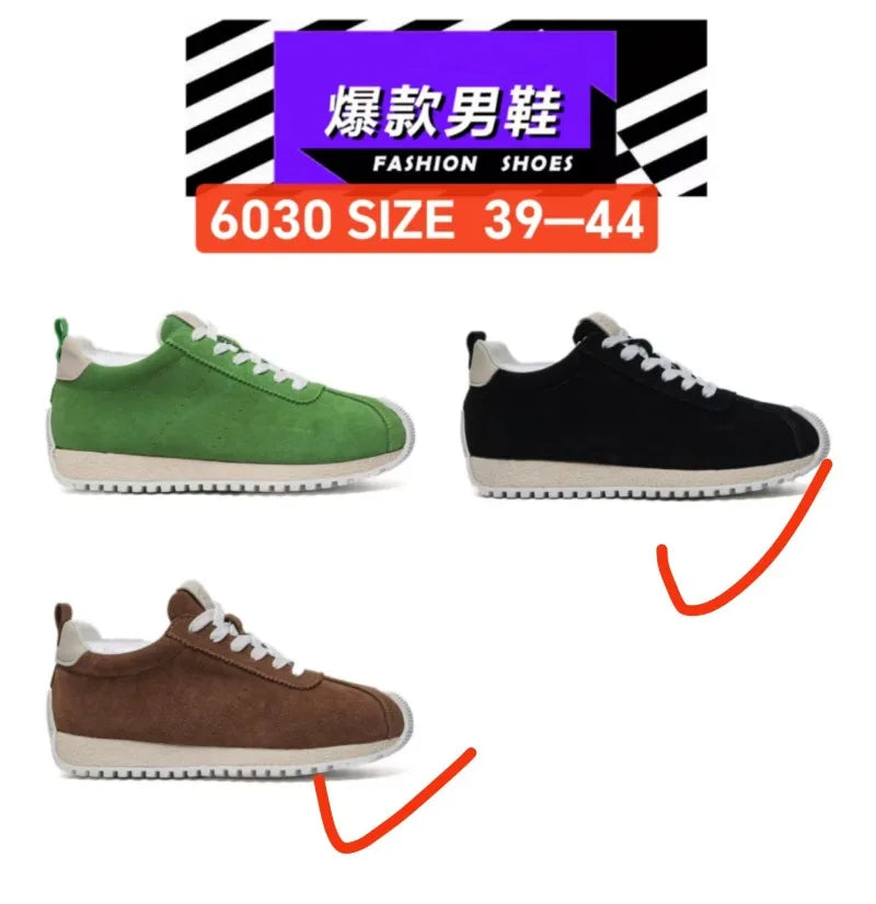Cross-border Zapatillas Para Hombre Fashion Men Thick Bottom Vulcanize Shoes Classic Comfortable Italian Casual Jogging Sneakers
