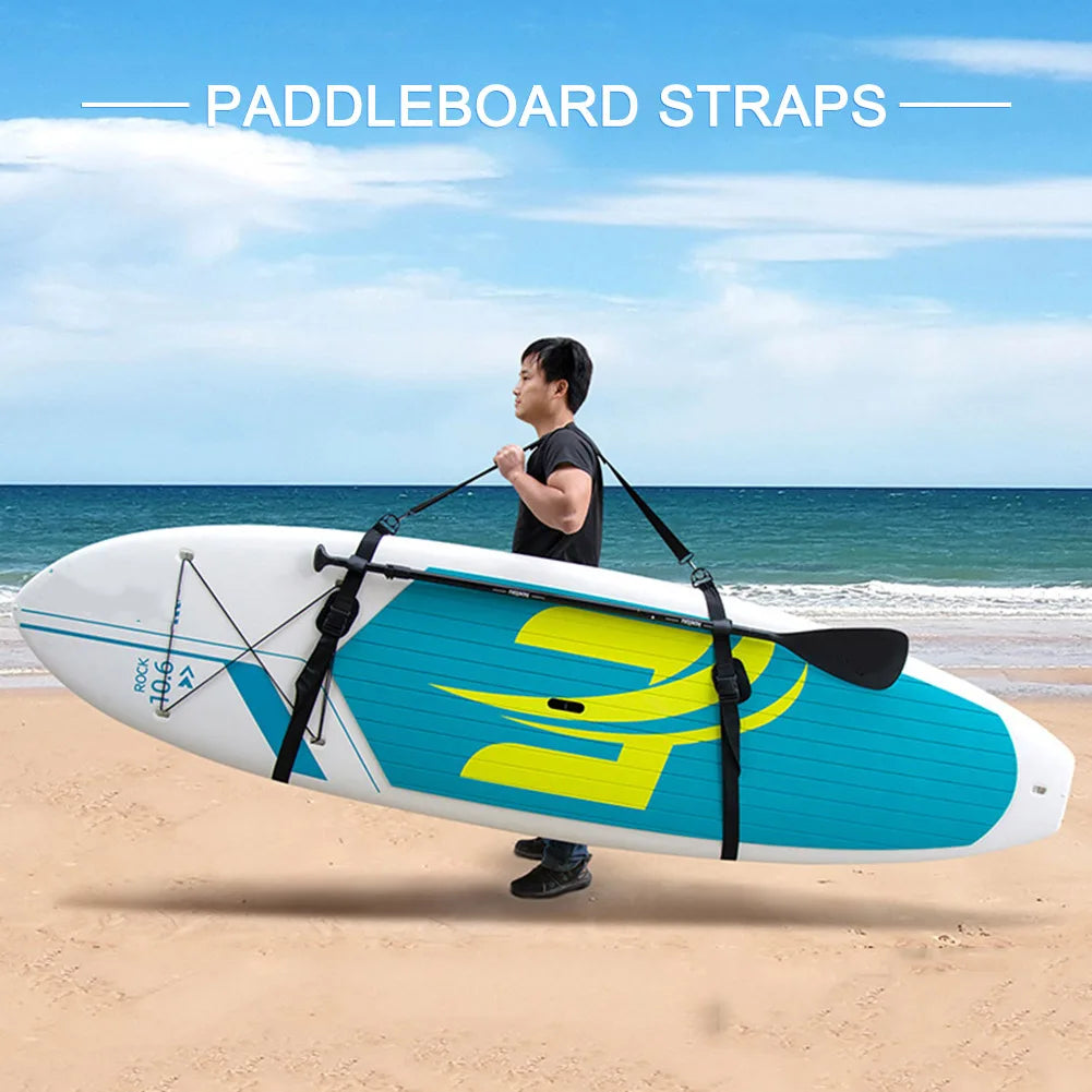 Adjustable Surfboard Shoulder Strap Carry Sling Stand Up Paddleboard Surf Board Surf Fins Paddle Wakeboard Surfing Kayak Tool