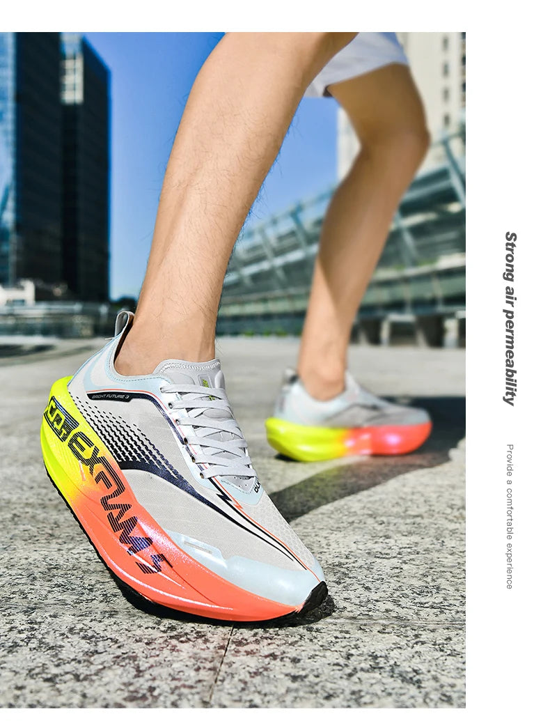 NEW Running Shoes Casual Carbon Board Marathon Men Sports Breathable Lightweight Women's Comfortable Athletic Antiship Sneakers