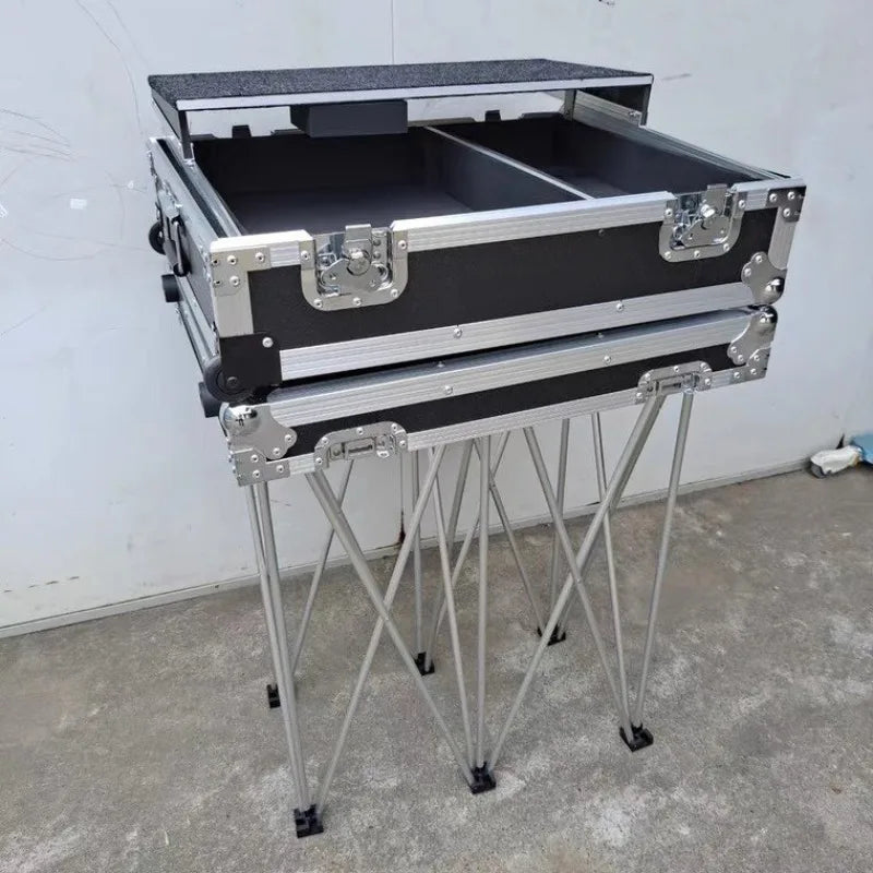 Pioneer DJ air case, chassis, rack, telescopic grid frame, six feet, controller, disc player DJ bracket