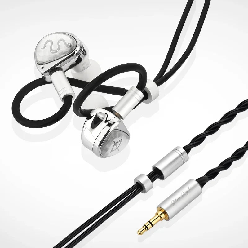EarAcoustic Audio STA-Hi End IEM Wired HiFi in-ear Earphones 10mm Dual-Magnet Beryllium Driver & 6mm Composite Diaphragm Monitor
