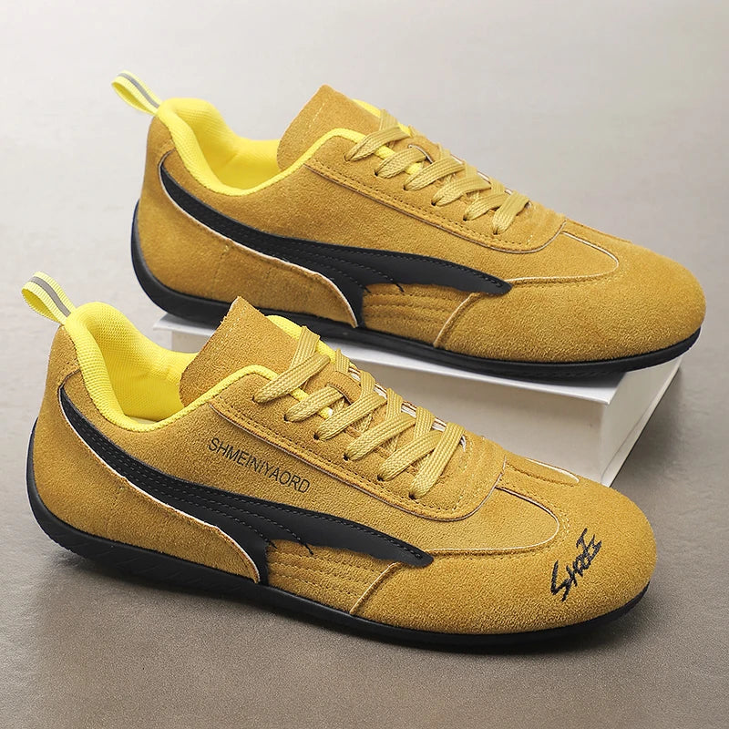 Versatile Sporty Casual Shoes New White Sneakers Women's Style Autumn Retro Agan De Train Shoes Fashionable Low Top Rubber Sole