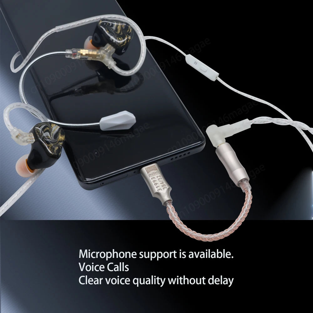 GraveAudio DA06 CX31993 HiFi USB DAC Type C To 3.5mm Headphone Amplifier Audio Decoder IEM AMP Mobile Phone Adapter