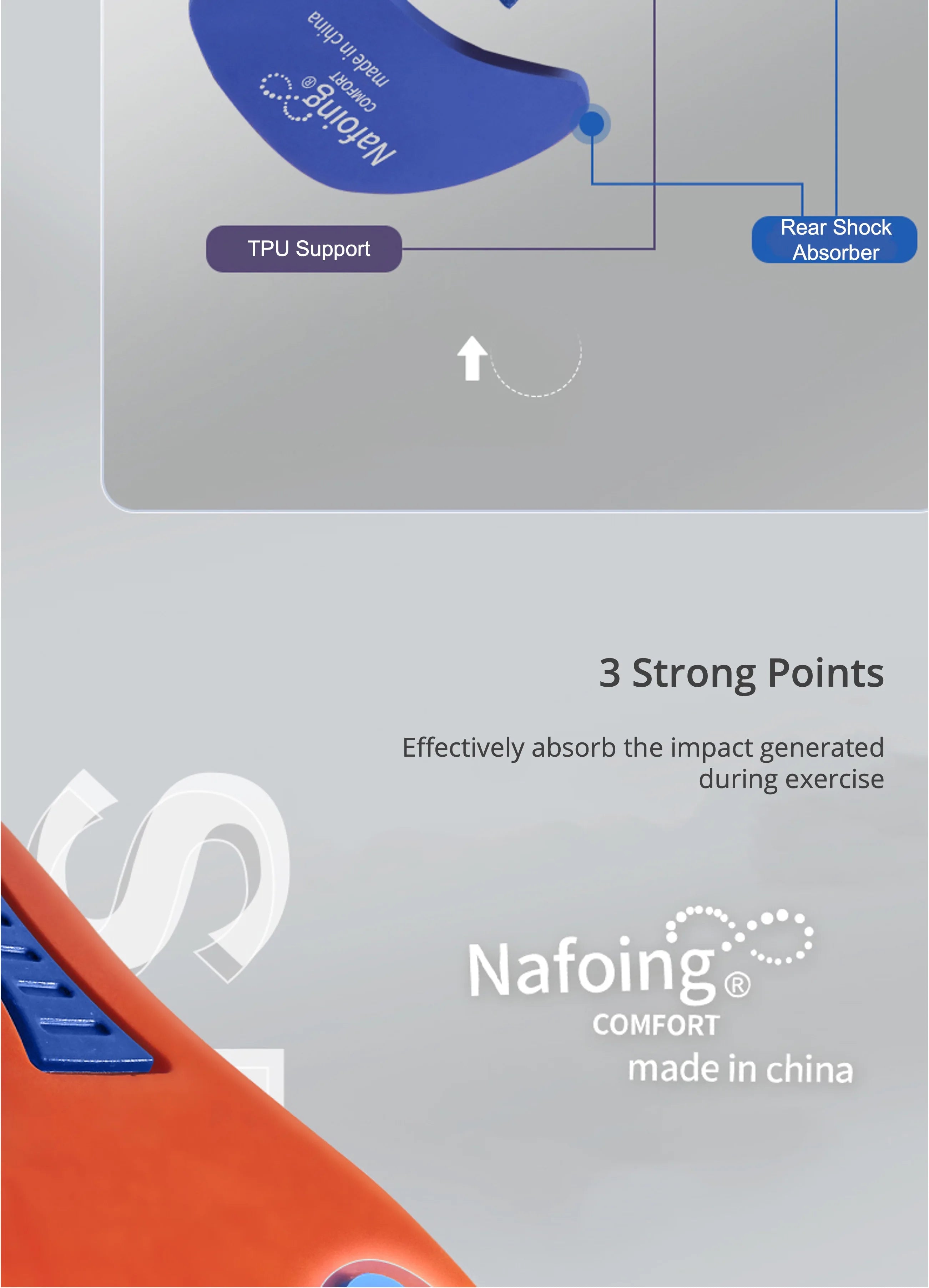 Sport Orthopedic Insoles for Feet Men Women EVA Breathable Shock Absorption Shoes Insole for Running Basketball Sport Care Pads