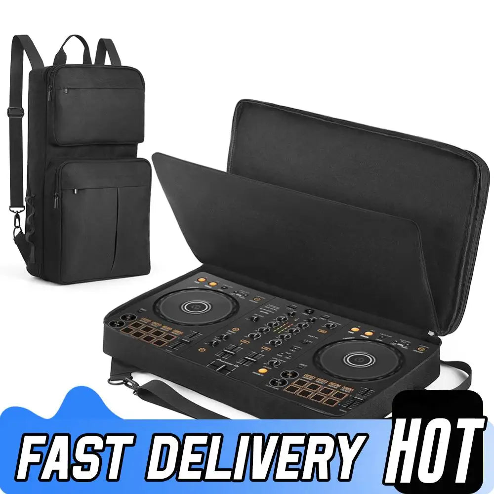 For Pioneer DDJ-400 DDJ-FLX4 for Roland DJ-202 DJ Controller Portable Storage Bag Traveling Case Adjustable Shoulder Strap