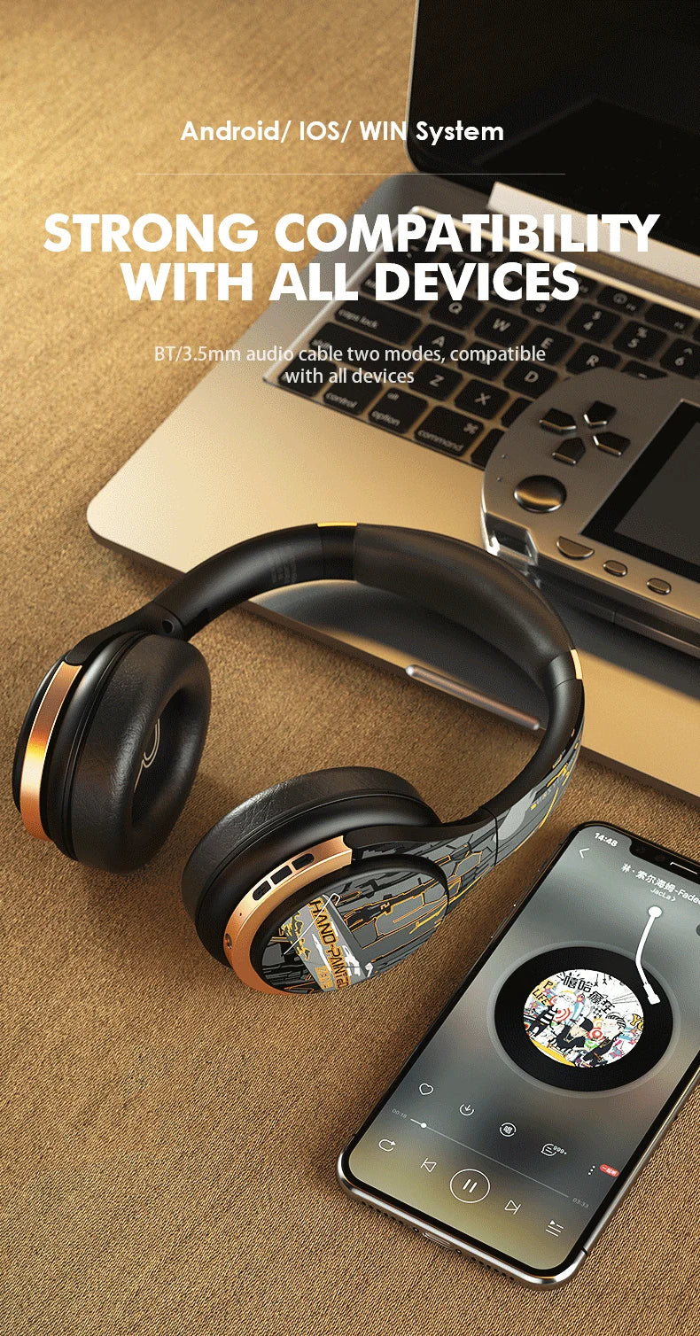 Girls Active Noise Cancelling Wireless Bluetooth Over-Ear Headphones, Memory Foam Ear Cups,100H Playtime,Kids Headset with Mic