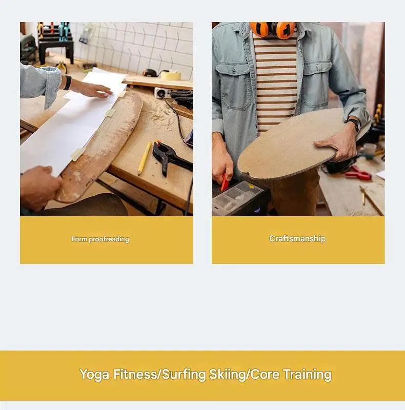 Maple Body Balance Board 78x30x1.5cm Home Indoor Land Surf Skate Surfboard Set Yoga Fitness Core Exercise Tools Pedal Sports