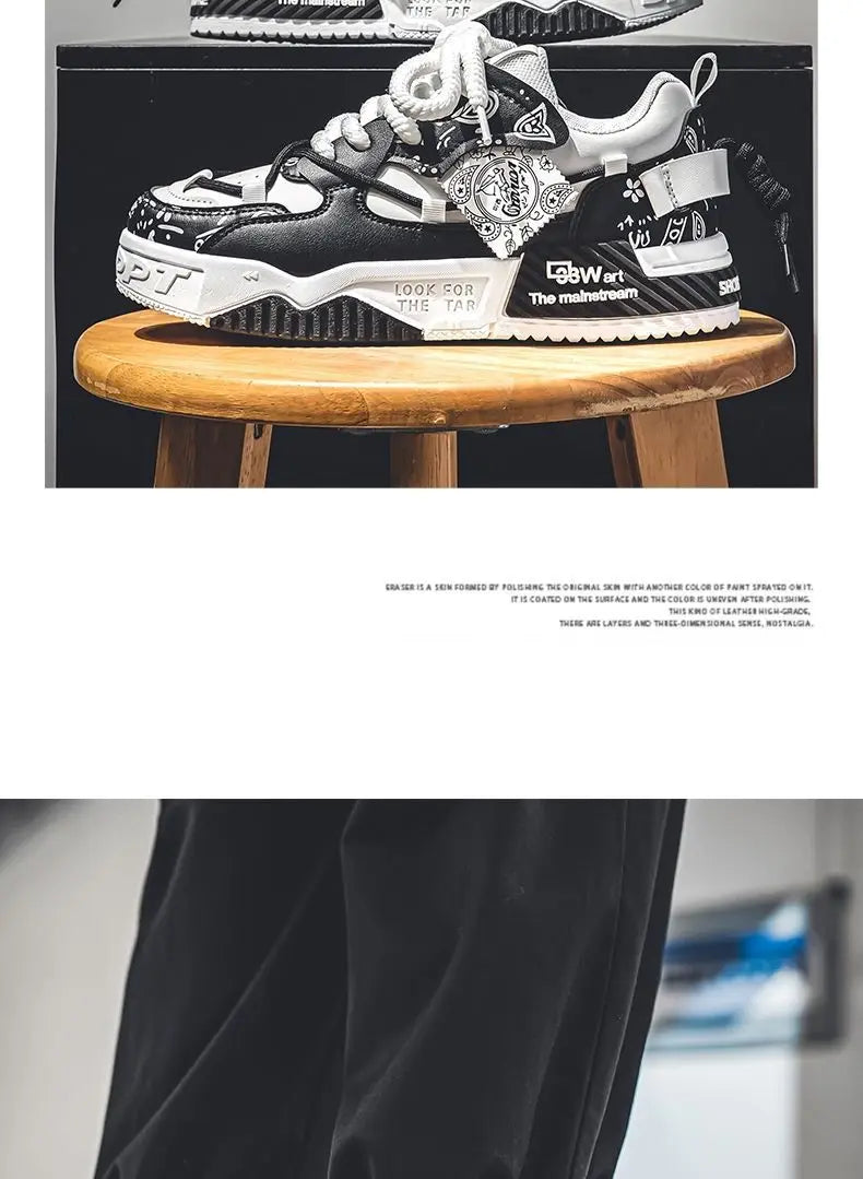 Men's Sneakers Trendy Skateboard Shoes Autumn New Casual Shoes Designer Platform Running Shoes for Men Tennis Zapatillas Hombre