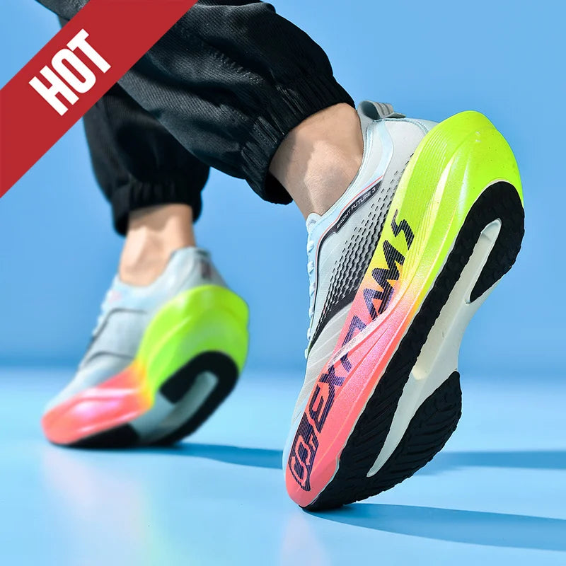 NEW Running Shoes Casual Carbon Board Marathon Men Sports Breathable Lightweight Women's Comfortable Athletic Antiship Sneakers